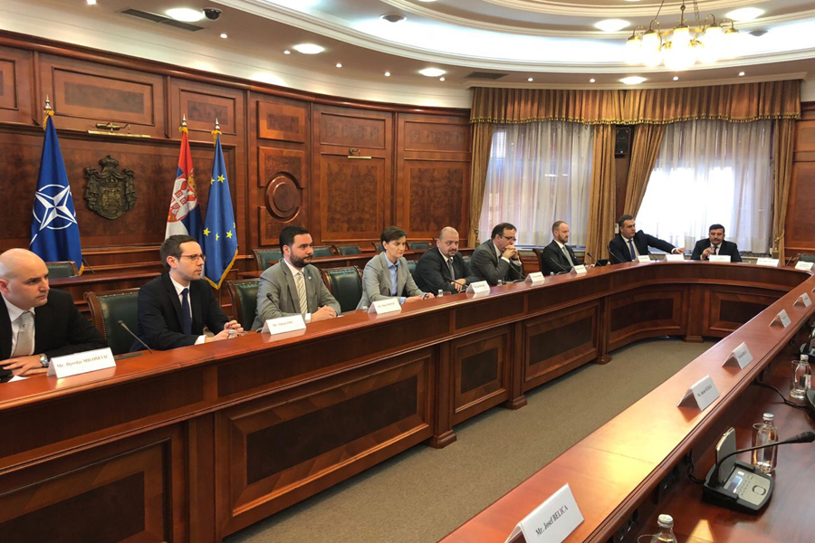 Članovi Delegacije PSBiH u PSNATO-a Nikola Lovrinović i Asim Sarajlić razgovarali sa predsjednicom Vlade Srbije 